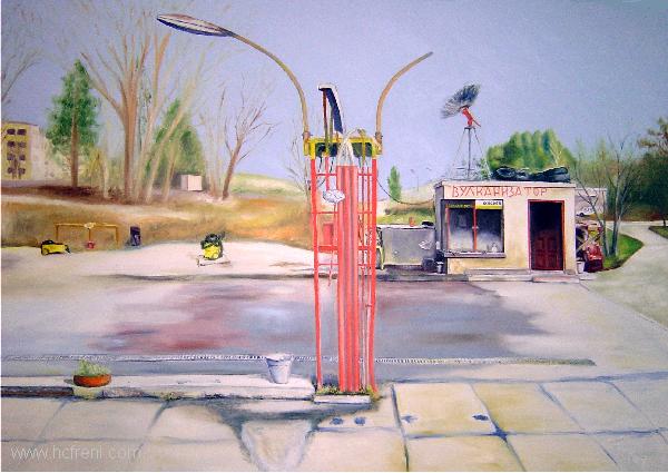 Carwash 110x155cm 2007