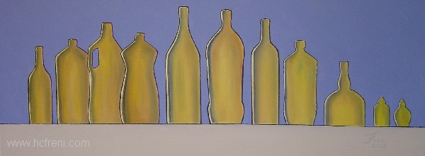 Bottleline 45x120cm 2008