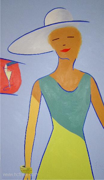 Chapeau-buze 155x90cm 2007