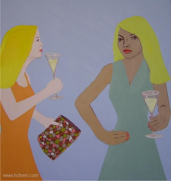 Chick Drink 85x80cm 2007