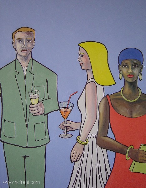 Cocktailparty 155x120cm 2008