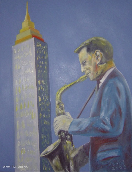 Pent-up-house 90x70cm 2008