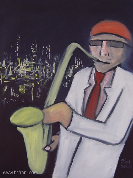 Sax in the city 80x60cm 2008.JPG