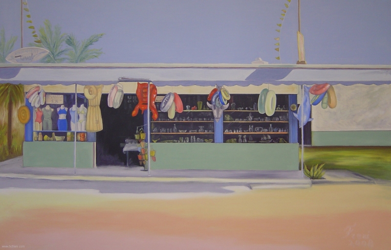 Vamos a la playa 100x155cm 2008