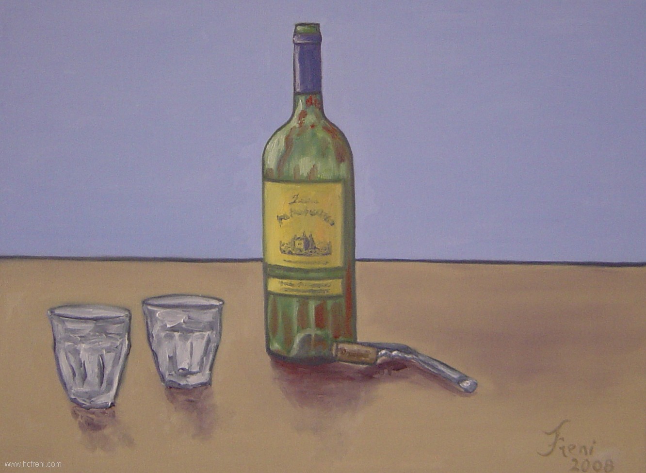 days of wine 55x75cm 2008