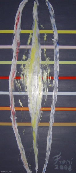 tracks 155x70cm 2008
