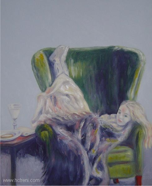 La chaise II 80x65cm 2006