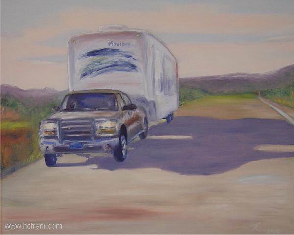 Carvan 80x100cm 2005
