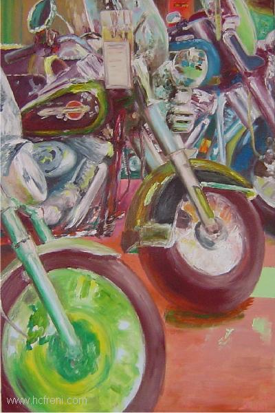 Harley shopper 90x60cm 2004